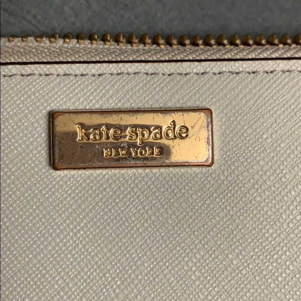 Kate Spade wallet-gray - Picture 2 of 6